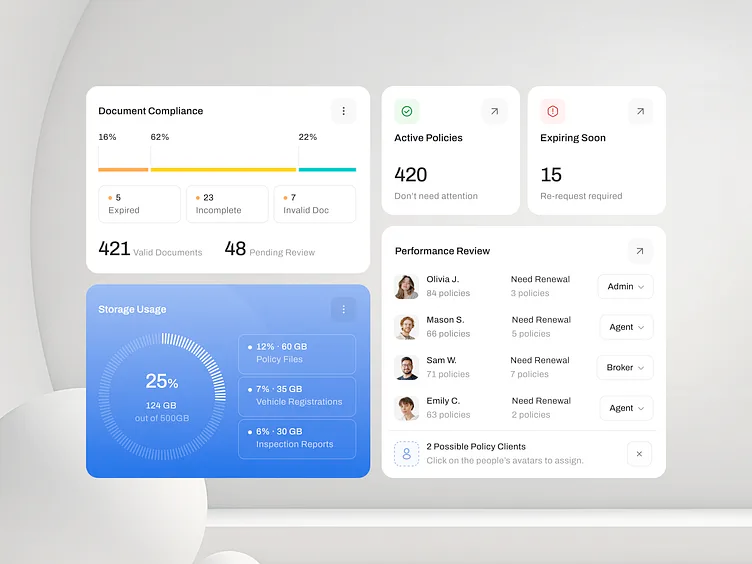 Stylized automotive tech interface showing insurance policy comparison results with verified safety scores